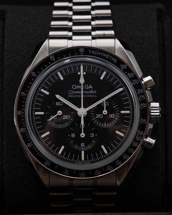 2025 Omega Speedmaster Professional Moonwatch 42MM Black Dial Steel Bracelet (310.30.42.50.01.002)