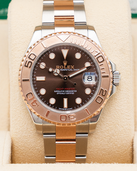 Rolex Yacht-Master 37MM Chocolate Dial Two-Tone Oyster Bracelet (268621)