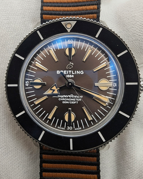 Breitling Superocean Heritage '57 Outerknown 42MM Brown Dial Textile Strap (A10370)