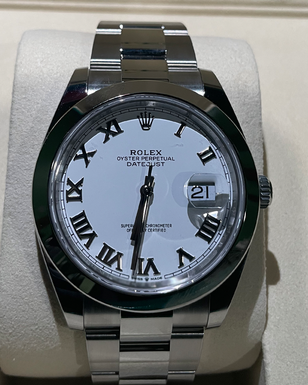 2026 Rolex Datejust 41MM White Dial Jubilee Bracelet (126300)