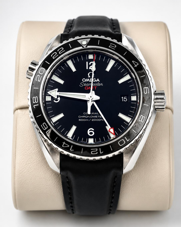 No Reserve - 2024 Omega Seamaster Planet Ocean GMT 43.5MM Black Dial Rubber Strap (232.32.44.22.01.001)