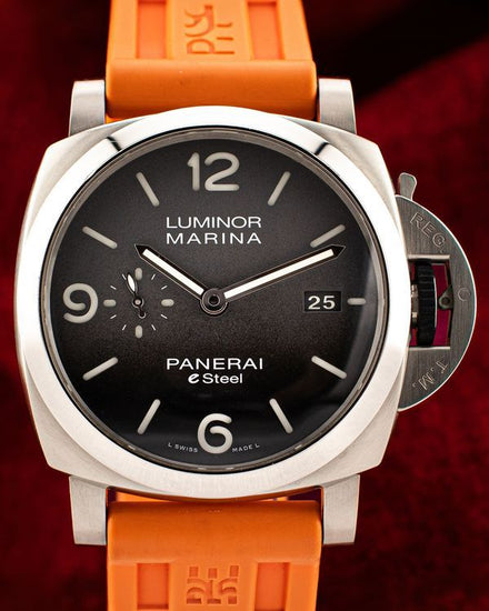 2023 Panerai Luminor Marina 1950 3 Days 44MM Black Dial Rubber Strap (PAM01358)