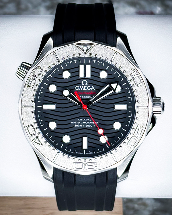 No Reserve - 2024 Omega Seamaster Diver 300M "Nekton Edition" 42MM Black Dial Rubber Strap (210.32.42.20.01.002)