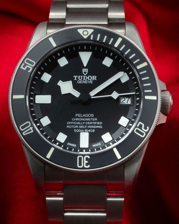 No Reserve - 2021 Tudor Pelagos 42MM Black Dial Titanium Bracelet (M25600TN-0001)