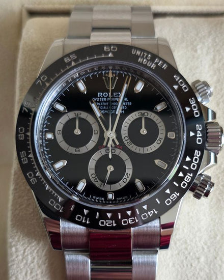 2021 Rolex Cosmograph Daytona 40MM Black Dial Oyster Bracelet (116500LN)