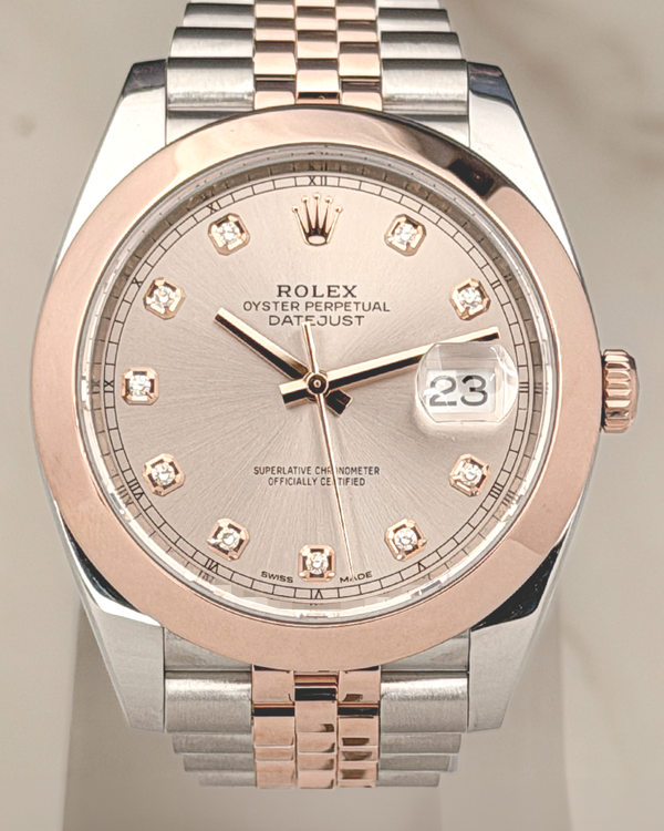 2018 Rolex Datejust 41MM Sundust Dial Two-Tone Oyster Bracelet (126301)