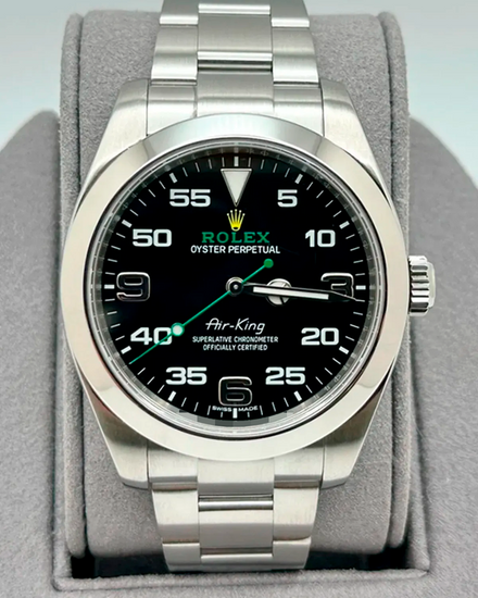 Rolex Air-King 40MM Black Dial Oyster Bracelet (116900)