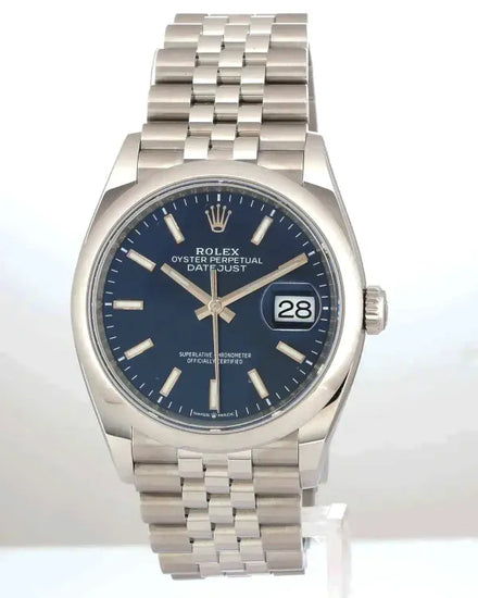 2026 Rolex Datejust 36MM Blue Dial Jubilee Bracelet (126200)