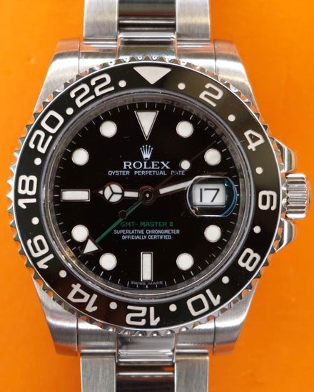 2011 Rolex GMT-Master II 40MM Black Dial Oyster Bracelet (116710LN)
