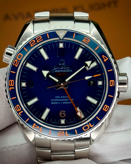2024 Omega Seamaster Planet Ocean 600M "GoodPlanet" 43.5MM Blue Dial Steel Bracelet (232.30.44.22.03.001)