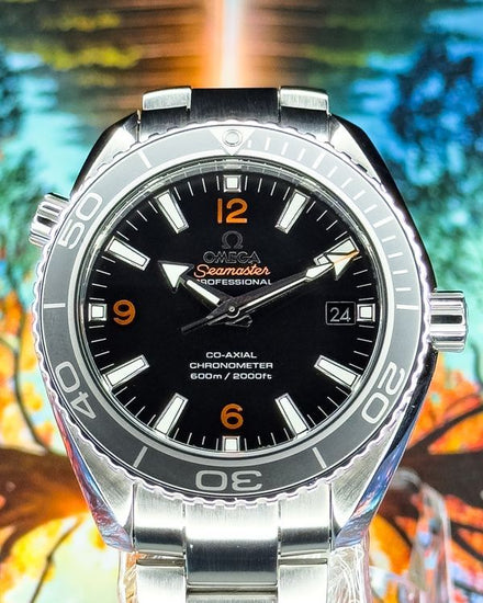 No Reserve - 2023 Omega Seamaster Planet Ocean 600M 42MM Black Dial Steel Bracelet (232.30.42.21.01.003)