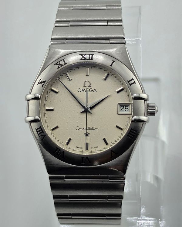 No Reserve - 1998 Omega Constellation 33MM Quartz White Dial Steel Bracelet (1512.30.00)