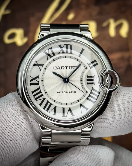 2020 Cartier Ballon Bleu 36MM Silver Dial Steel Bracelet (W6920046)