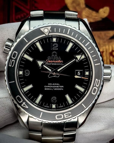 2020 Omega Seamaster Planet Ocean 600M 45.5MM Black Dial Steel Bracelet (232.30.46.21.01.001)