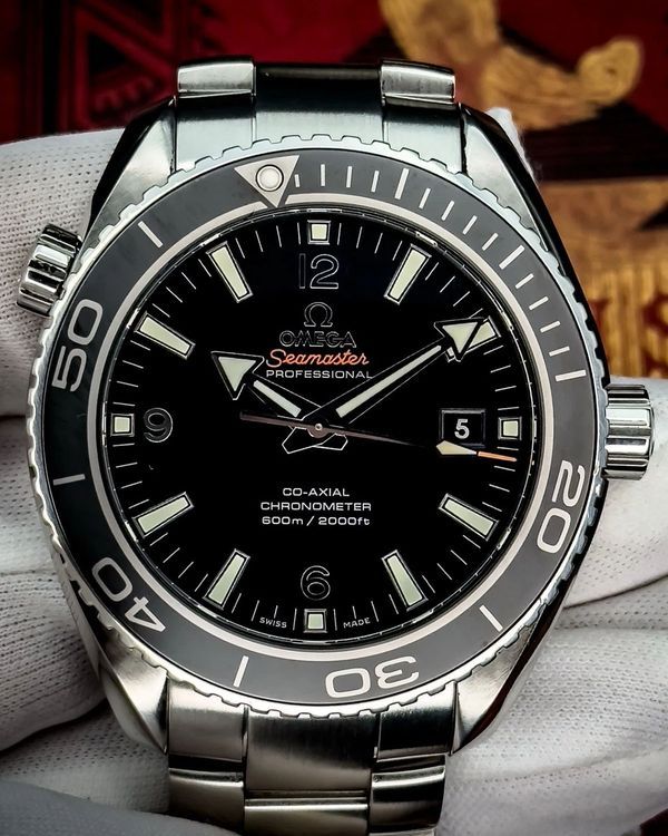 2020 Omega Seamaster Planet Ocean 600M 45.5MM Black Dial Steel Bracelet (232.30.46.21.01.001)