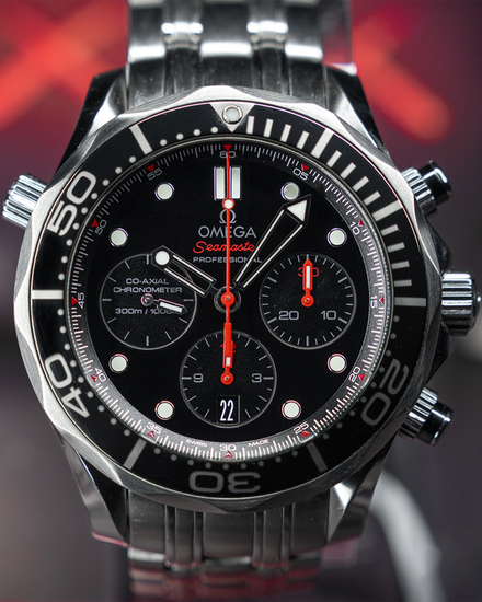 No Reserve - 2019 Omega Seamaster Diver 300M 44MM Black Dial Steel Bracelet (212.30.44.50.01.001)
