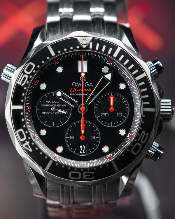 No Reserve - 2019 Omega Seamaster Diver 300M 44MM Black Dial Steel Bracelet (212.30.44.50.01.001)