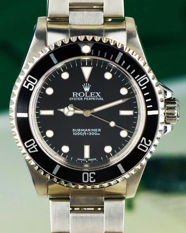 2003 Rolex Submariner No-Date 40MM Black Dial Oyster Bracelet (14060M)