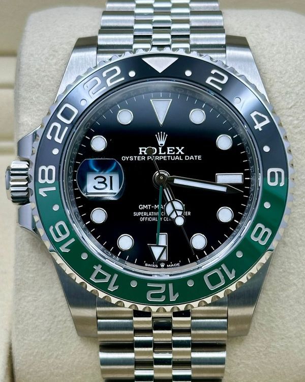 2025 Rolex GMT-Master II "Sprite" 40MM Black Dial Jubilee Bracelet  (126720VTNR)