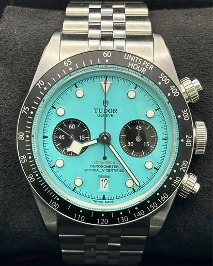 2026 Tudor Black Bay Chrono "Flamingo" 41MM Blue Dial Steel Bracelet (79360N)