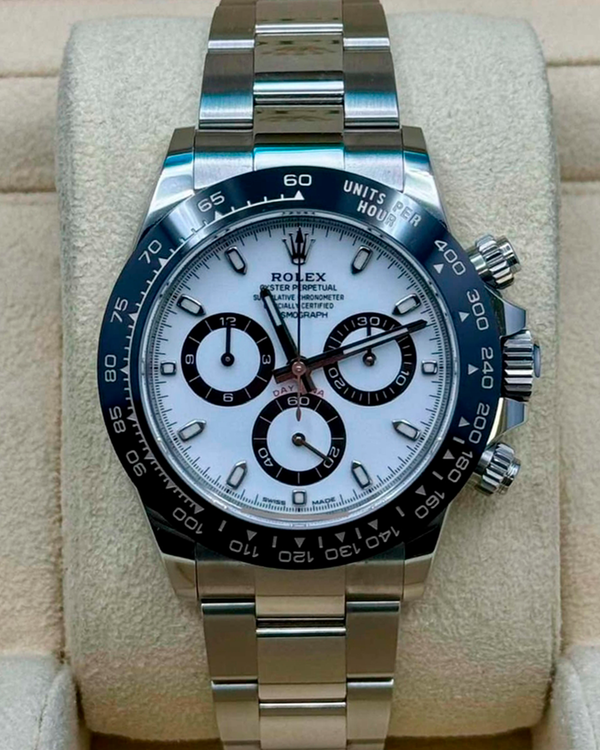 2023 Rolex Cosmograph Daytona "Panda" 40MM White Dial Oyster Bracelet (116500LN)
