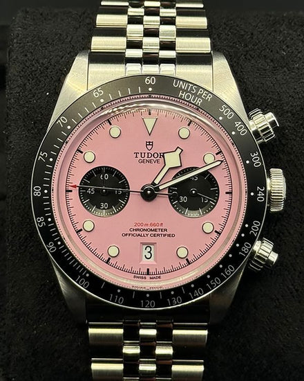 2026 Tudor Black Bay Chrono 41MM Pink Dial Steel Bracelet (79360N)