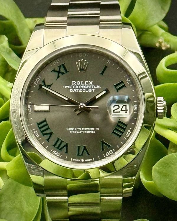 2021 Rolex Datejust 41MM Black Dial Oyster Bracelet (126300)