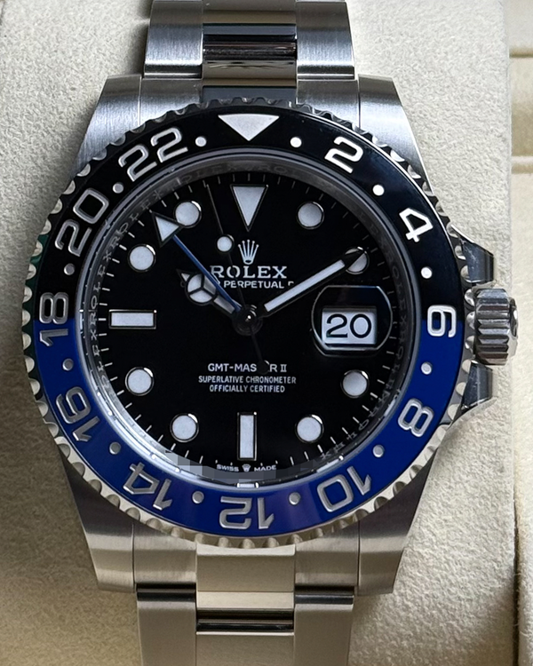 2026 Rolex GMT-Master II "Batman" 40MM Black Dial Oyster Bracelet (126710BLNR)