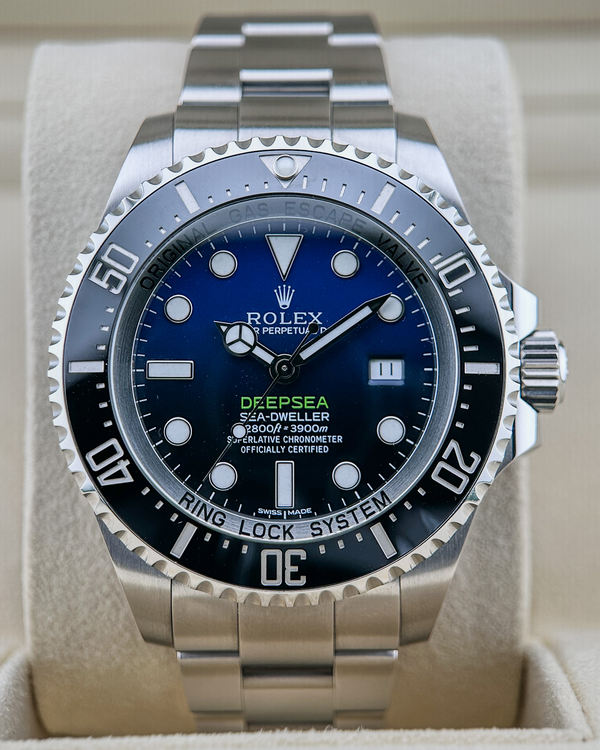 No Reserve - 2015 Rolex Sea-Dweller Deepsea "James Cameron" 44MM Blue Dial Oyster Bracelet (116660)