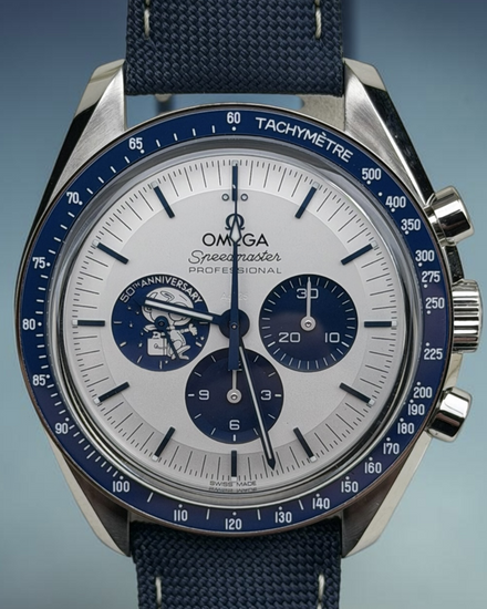 2026 Omega Speedmaster Anniversary Series “Silver Snoopy Award” 42MM Silver Dial Textile Strap (310.32.42.50.02.001)