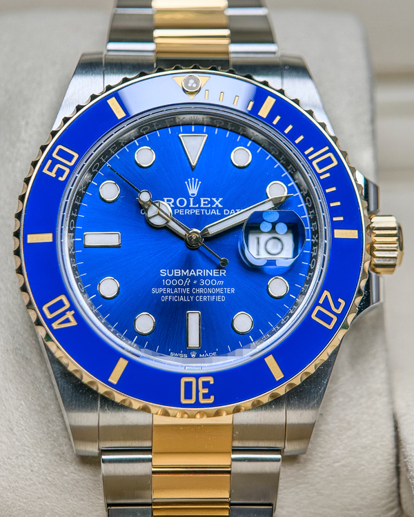 No Reserve - 2026 Rolex Submariner Date "Bluesy" 41MM Blue Dial Two-Tone Oyster Bracelet (126613LB)