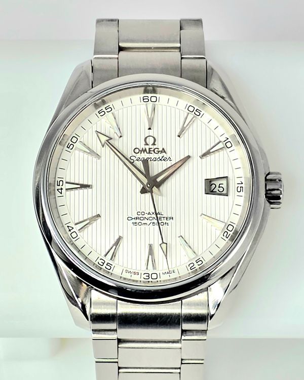 2021 Omega Seamaster Aqua Terra 150M 41.5MM White Dial Steel Bracelet (231.10.42.21.02.001 )