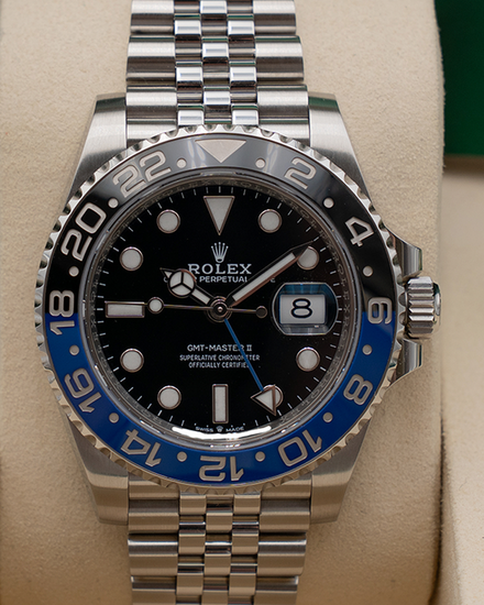 2023 Rolex GMT-Master II "Batgirl" 40MM Black Dial Jubilee Bracelet (126710BLNR)