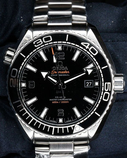 No Reserve - 2021 Omega Seamaster Planet Ocean 600M 43.5MM Black Dial Steel Bracelet (215.30.44.21.01.001)