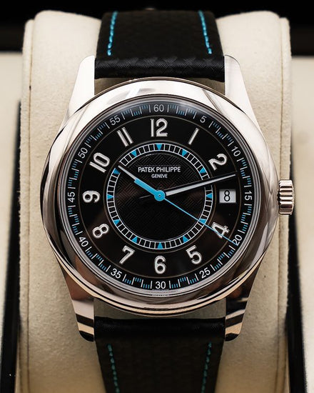 2025 Patek Philippe Calatrava 40MM Carbon Fiber Dial Leather Strap (6007G-010)