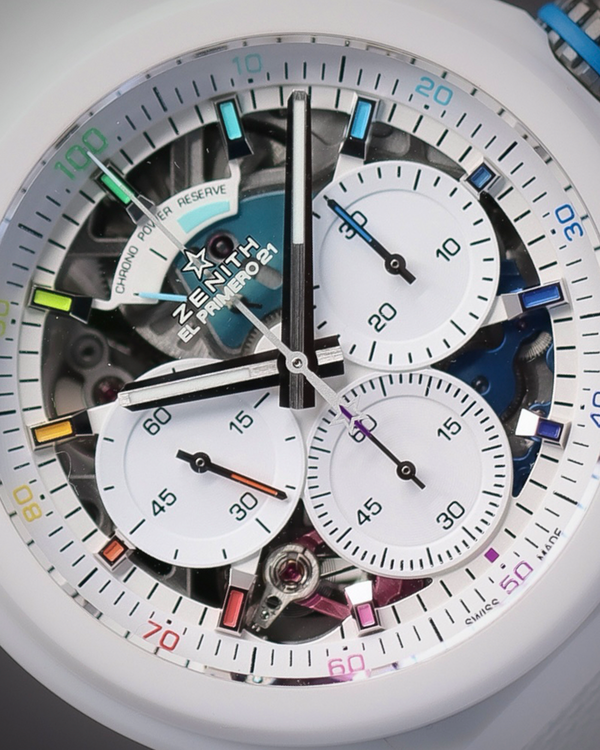 2024 Zenith Defy 21 Chroma II L.E. 44MM Skeleton Dial Textile Strap (49.9014.9004/01.R953)