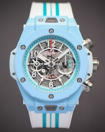 2022 Hublot Big Bang Eden Rock St. Barths 45MM Skeleton Dial Rubber Strap (411.EX.5120.RX.ERS21)