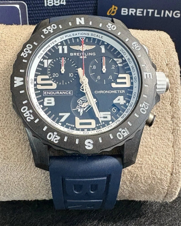 Breitling Endurance Pro "Tunnel to Towers" Limited Edition 44MM Quartz Black Dial Rubber Strap (X82310)