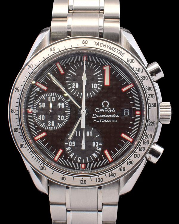 Omega Speedmaster “Schumacher” 39MM Black Dial Steel Bracelet (3519.50)