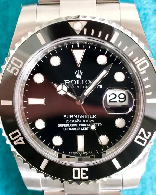 2011 Rolex Submariner Date 40MM Black Dial Oyster Bracelet (116610LN)