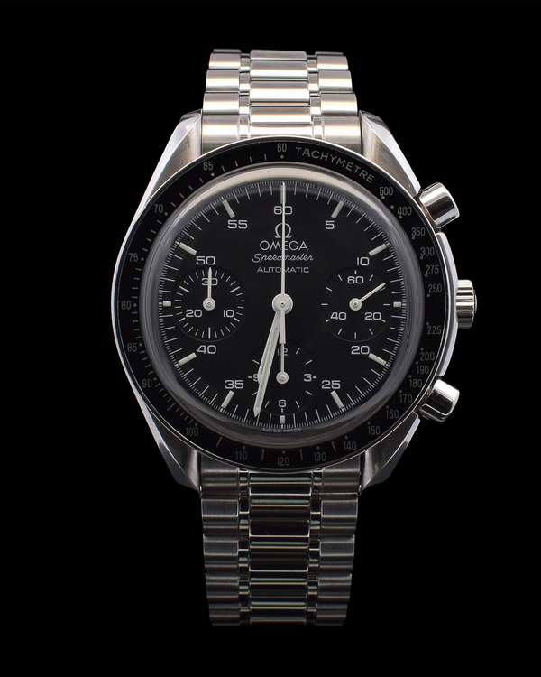 Omega Speedmaster Reduced 39MM Black Dial Steel Bracelet (3510.50.00)
