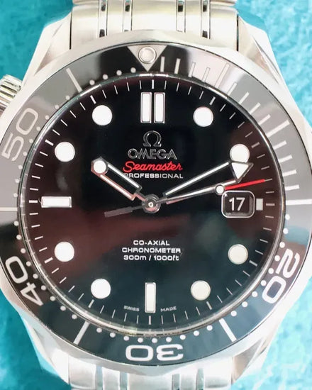 2019 Omega Seamaster Diver 300M 41MM Black Dial Steel Bracelet (212.30.41.20.01.003)