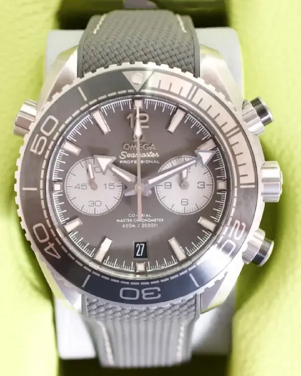2024 Omega Seamaster Planet Ocean 45.5MM Grey Dial Rubber Strap (215.32.46.51.01.004)