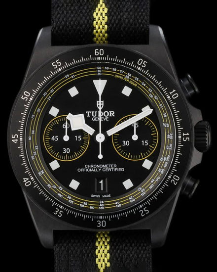 No Reserve - 2025 Tudor Pelagos FXD Chrono  "Tour de France" L.E. 43MM Black Dial Textile Strap (25827KNJN)