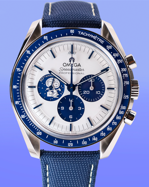 2026 Omega Speedmaster “Silver Snoopy Award” 42MM Silver Dial Textile Strap (310.32.42.50.02.001)