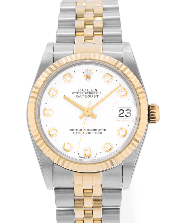 Rolex Datejust 31MM White Dial Two-Tome Jubilee Bracelet (78273)
