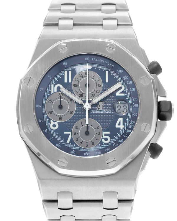Audemars Piguet Royal Oak Offshore 42MM Blue Dial Titanium Bracelet (25721TI.OO.1000TI.02)