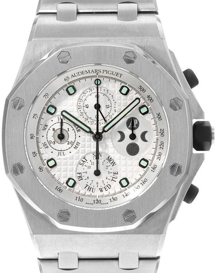 Audemars Piguet Royal Oak Offshore Perpetual Calendar 42MM White Dial Titanium Bracelet (25854TI.OO.1150TI.01)