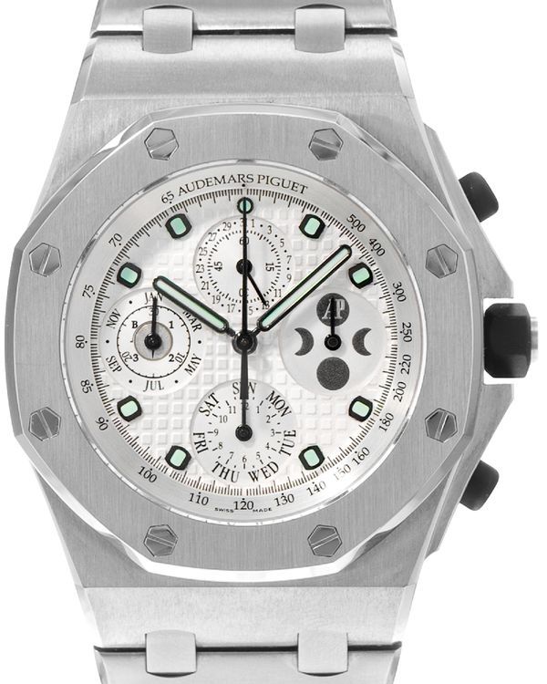 Audemars Piguet Royal Oak Offshore Chronograph 42MM White Dial Titanium Bracelet (25854TI.OO.1150TI.01)