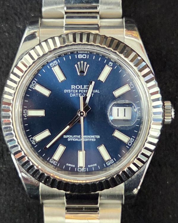 Rolex Datejust II 41MM Blue Dial Oyster Bracelet(116334)